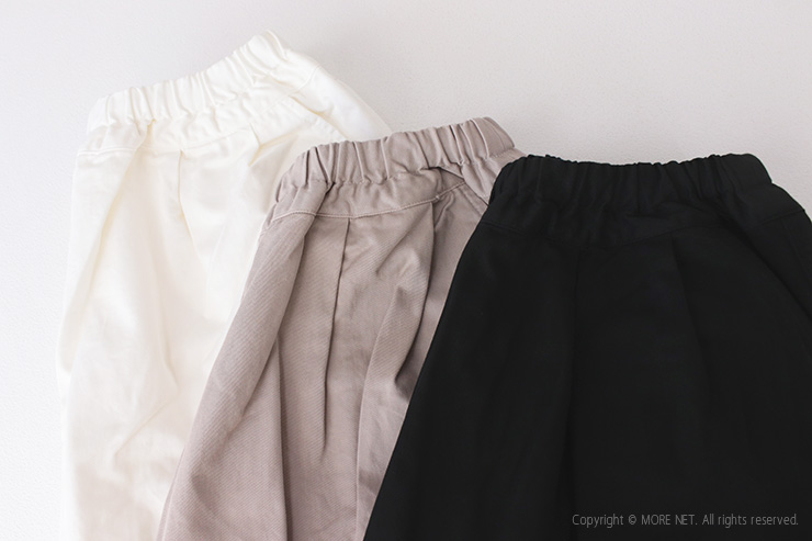 prit（プリット） ムラチノボールパンツ P70630 ワイドパンツ ウエスト