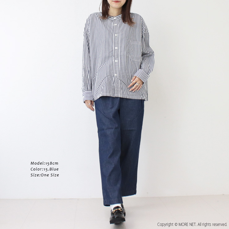 prit（プリット） prit 6ozデニムワンタックテーパードパンツ P70632