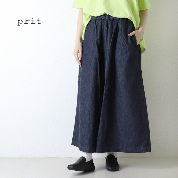 prit（プリット） prit 6oz反応染めデニムペンギンパンツ P72602