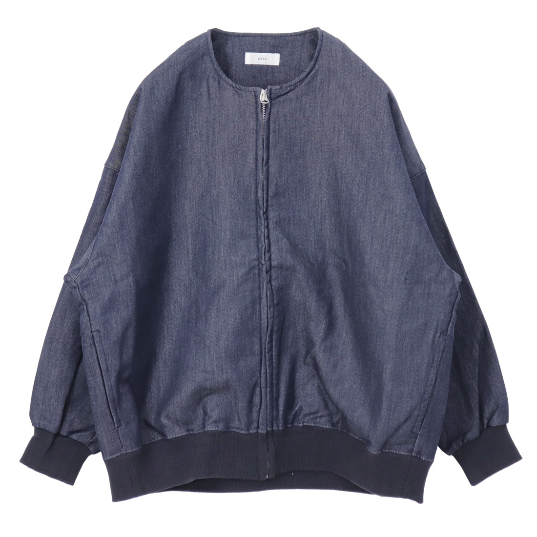 prit（プリット） ニットデニムZIPブルゾン P80602 アウター