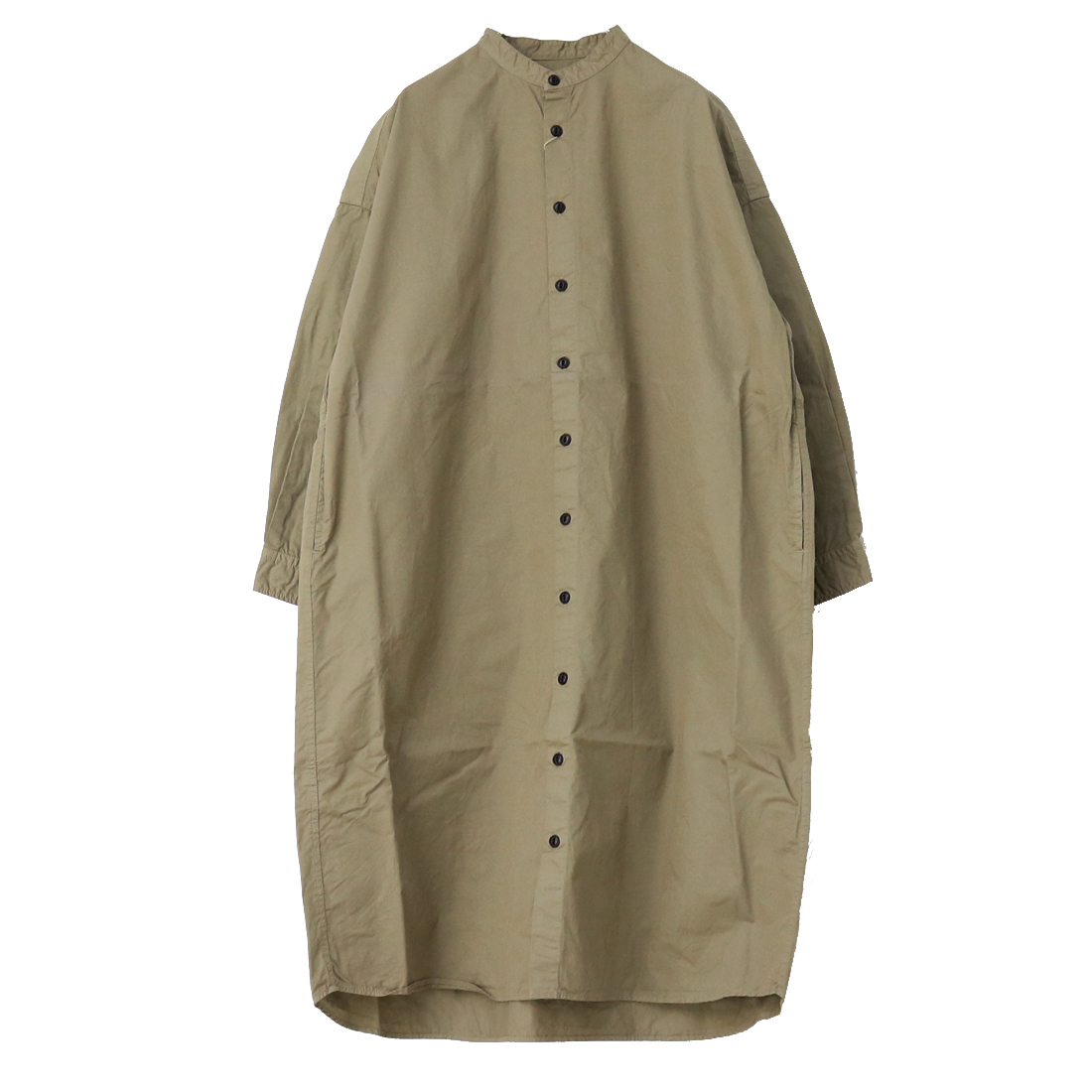 プリット Prit 40 1綾ダンプ スタンドカラーワイドシャツワンピース P レディース 21春夏 P モアネット Casual Select 通販 Yahoo ショッピング