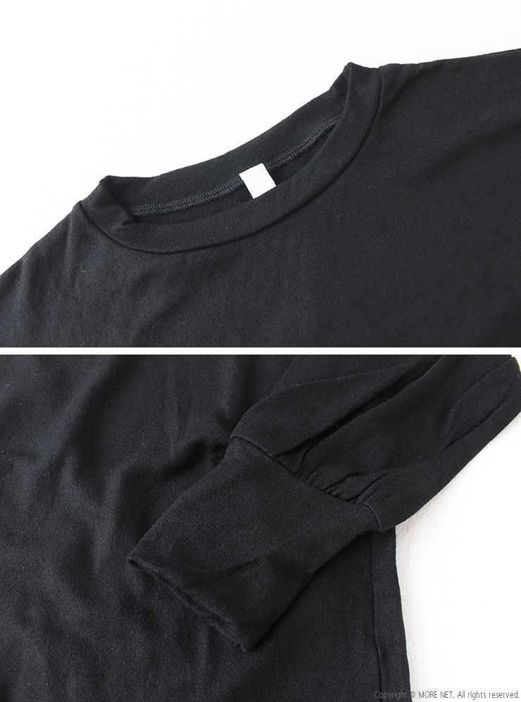 prit（プリット） ミルドウォッシャブル天竺 クルーネックビッグプル