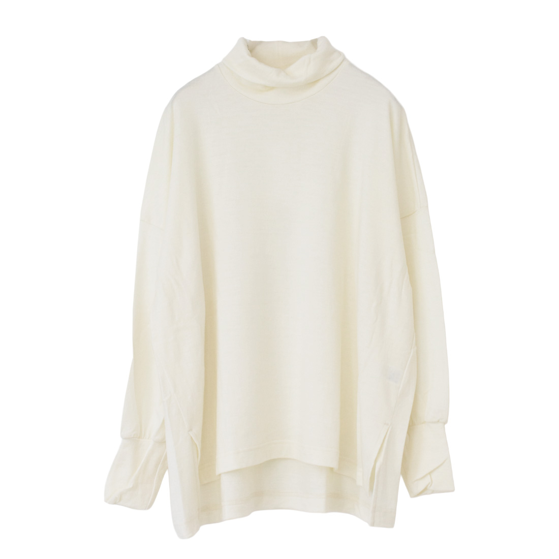 prit（プリット） ミルドウォッシャブル天竺 タートルネックビッグプル