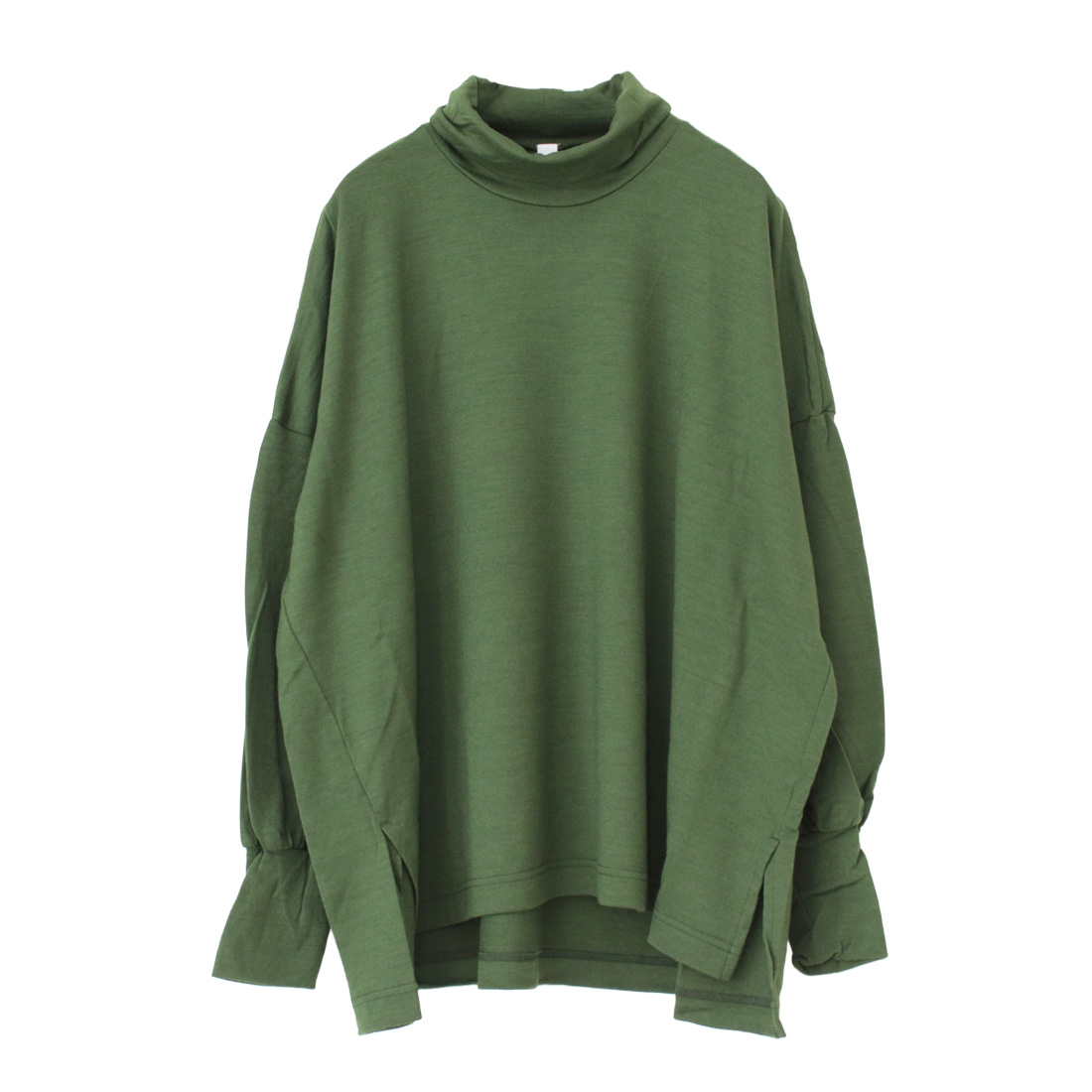 prit（プリット） ミルドウォッシャブル天竺 タートルネックビッグプル