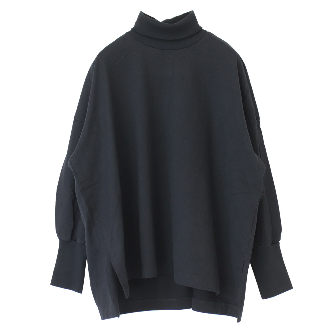 prit（プリット） prit 40/2天竺タートルネックビッグプルオーバー