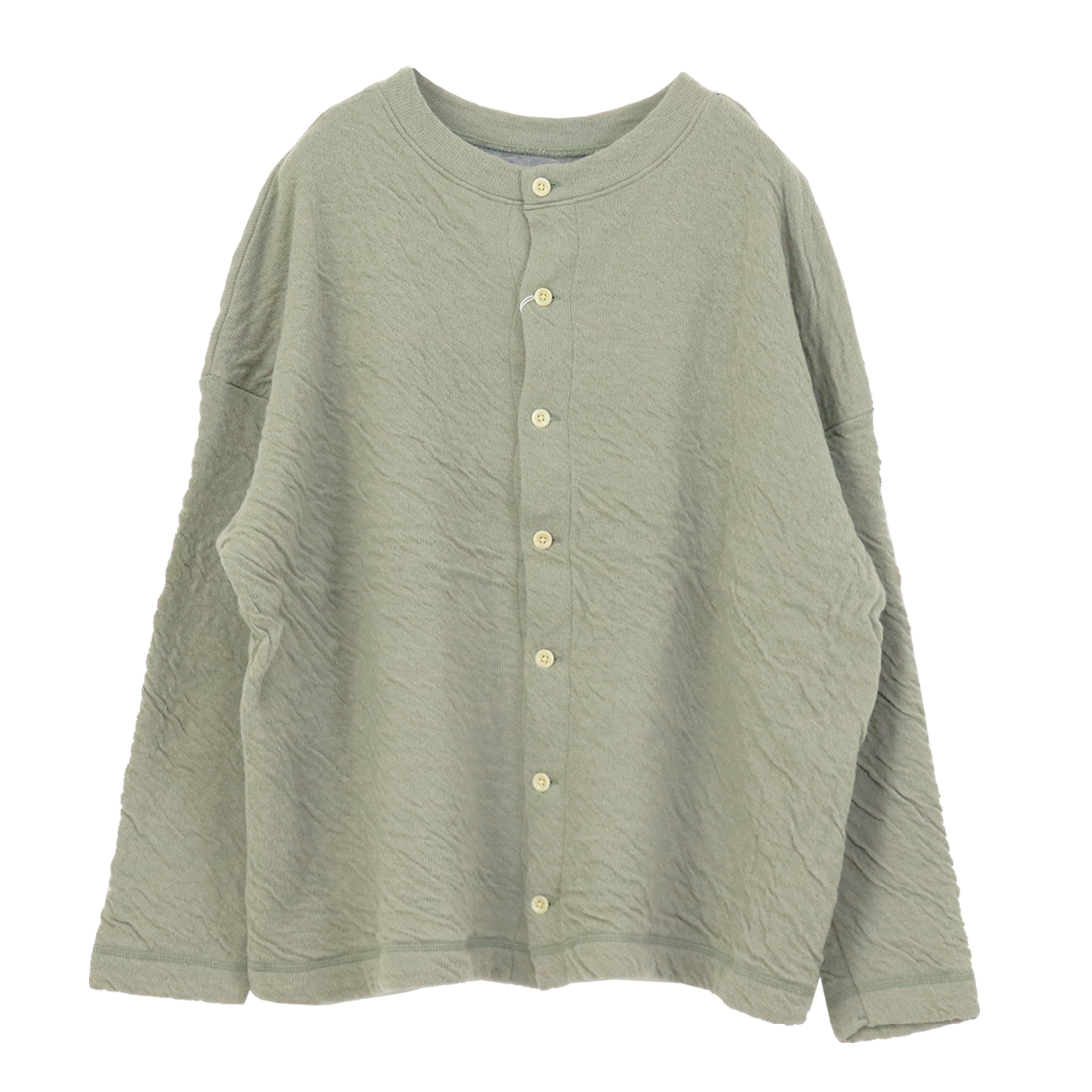 prit（プリット） ウール綿接結2wayワイドカーディガン P90656 日本製