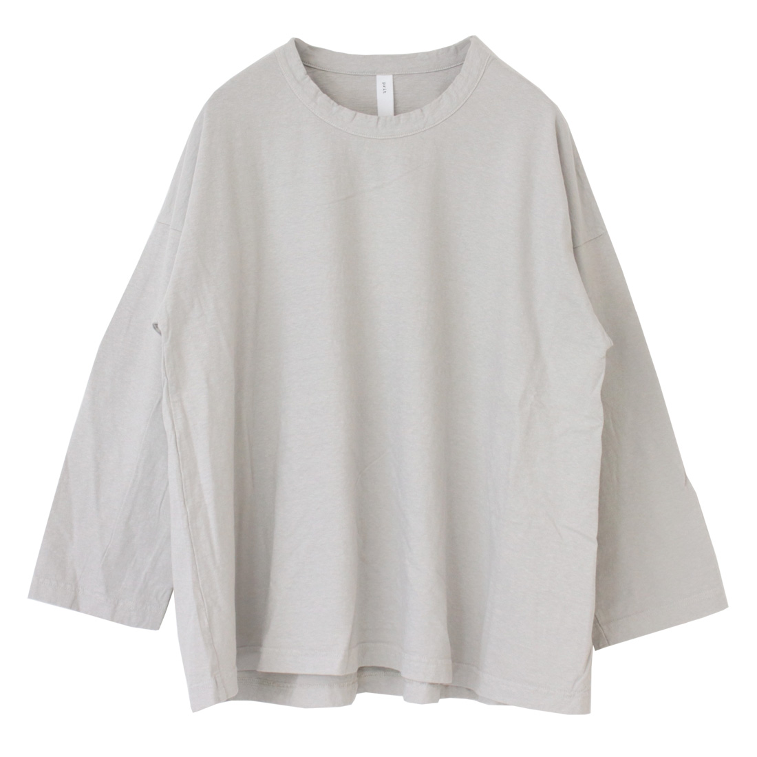 プリット prit リサイクルムラ糸天竺フレアプルオーバー P90663 Tシャツ ロンT 長袖 日本製 レディース 2025秋冬 | prit | 02