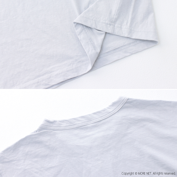 プリット prit 40/1ムラ糸MVSハイゲージ天竺クルーネックTシャツ P92524 日本製 半袖 5分袖 無地 トップス レディース 2025春夏 | prit | 11