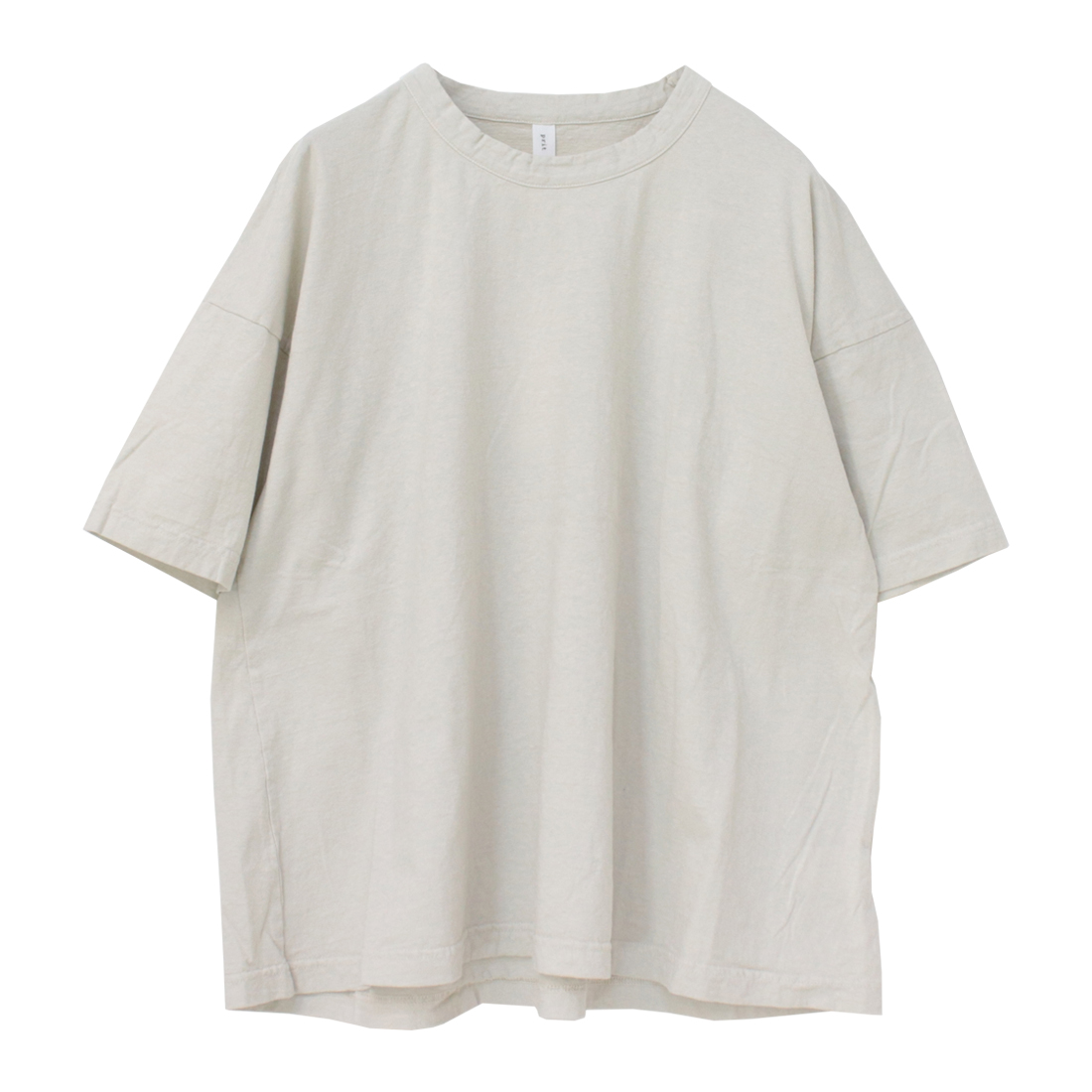 プリット prit 30/1リサイクルムラ糸天竺フレアTシャツ P92550 日本製 半袖 5分袖 ワイド トップス レディース 2025春夏 | prit | 02