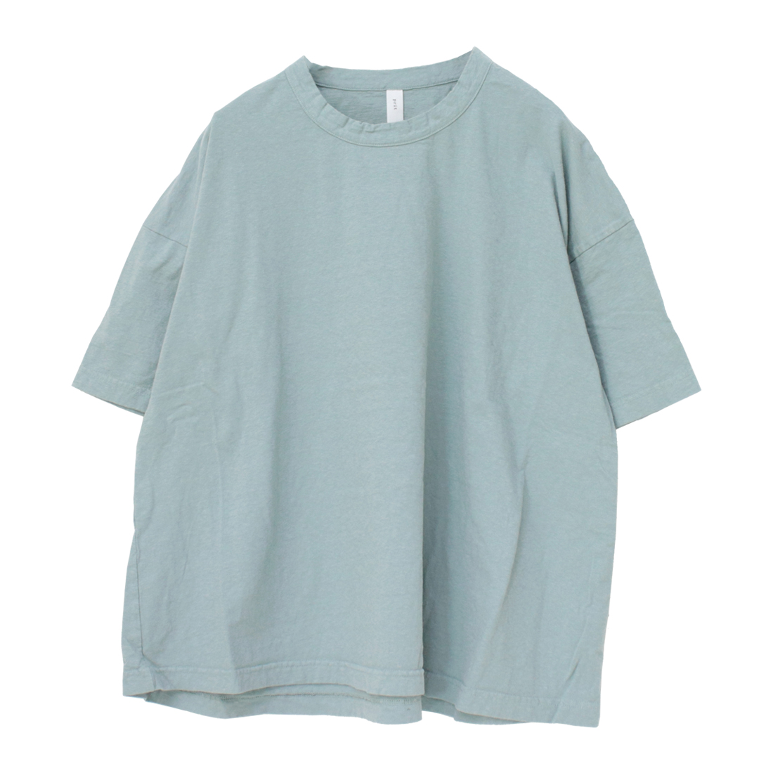 プリット prit 30/1リサイクルムラ糸天竺フレアTシャツ P92550 日本製 半袖 5分袖 ワイド トップス レディース 2025春夏 | prit | 04