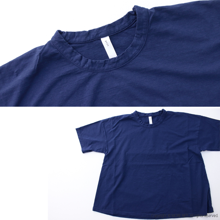 プリット prit 30/1リサイクルムラ糸天竺フレアTシャツ P92550 日本製 半袖 5分袖 ワイド トップス レディース 2025春夏 | prit | 11