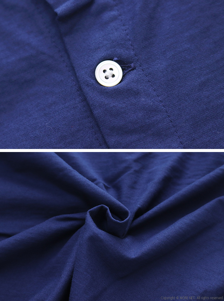 prit（プリット） prit 40/1SZ強撚度詰天竺 クルーネックカーディガン
