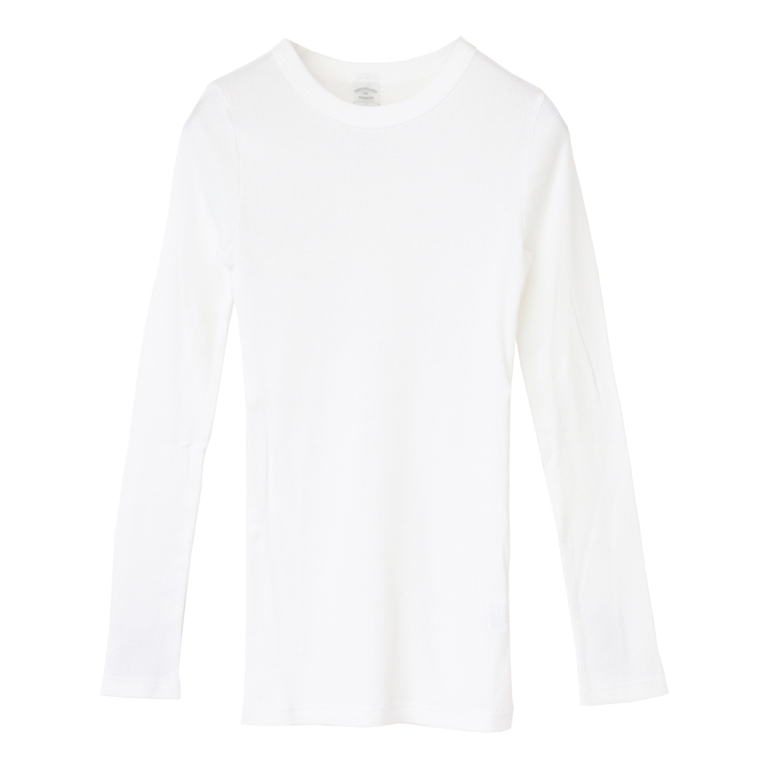 ヌーヴェル ドゥ パラディ Nouvelles du paradis コットンテレコ petitクルー PC24301A 日本製 綿 リブニット インナー レディース 2025秋冬/メール便可 | Nouvelles du paradis | 01