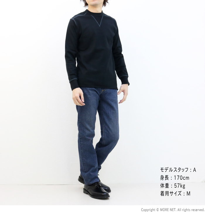 フェローズ PHERROW'S Vガゼット長袖Tシャツ PCT1 メンズ 日本製 クルーネック 無地 | Pherrow's | 11