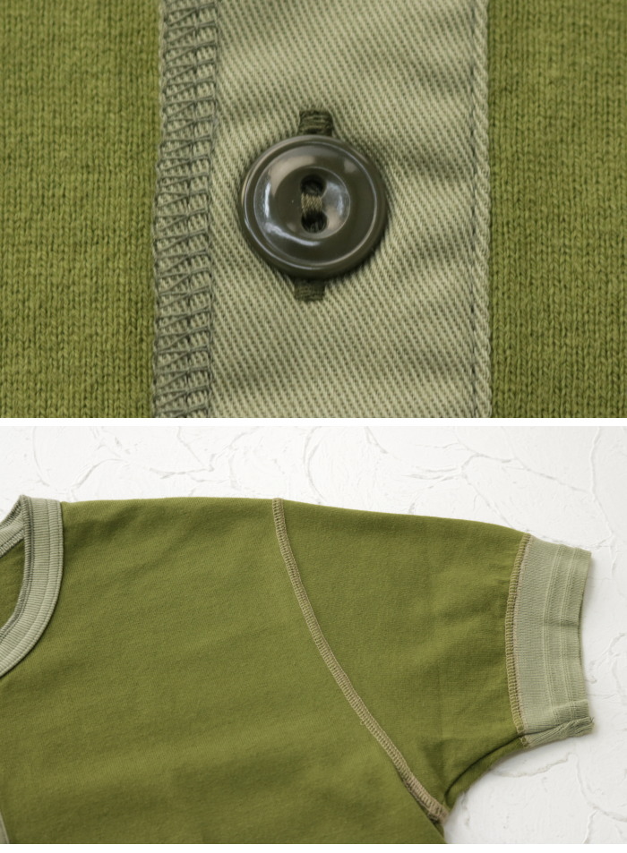 フェローズ PHERROW'S ヘンリーネックTシャツ PCT2-S メンズ 日本製 半袖 無地系 2025春夏 | Pherrow's | 09