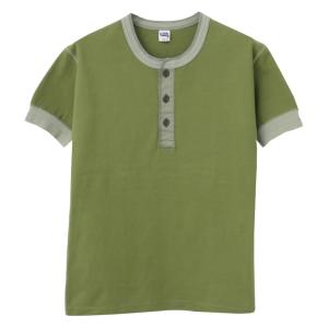 フェローズ PHERROW&apos;S ヘンリーネックTシャツ PCT2-S メンズ 日本製 半袖 無地系
