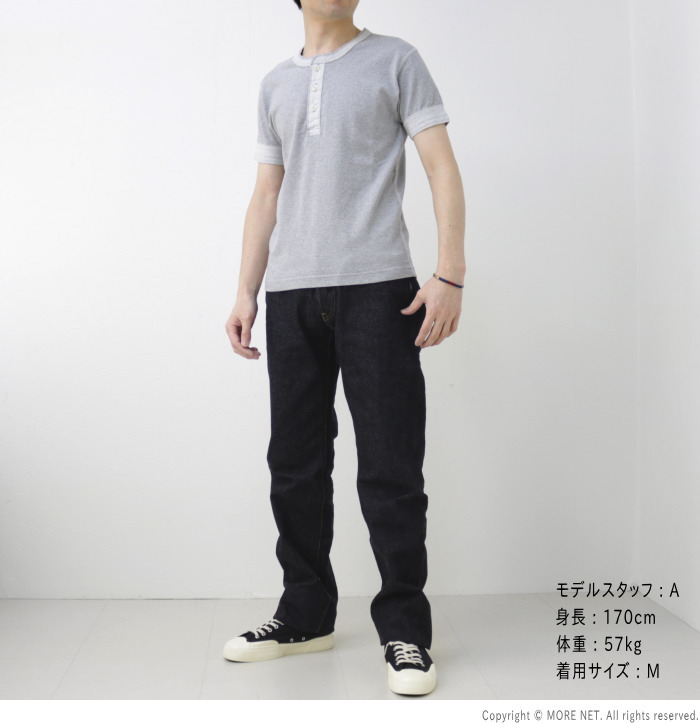 フェローズ PHERROW'S ヘンリーネックTシャツ PCT2-S メンズ 日本製 半袖 無地系 2025春夏 | Pherrow's | 12