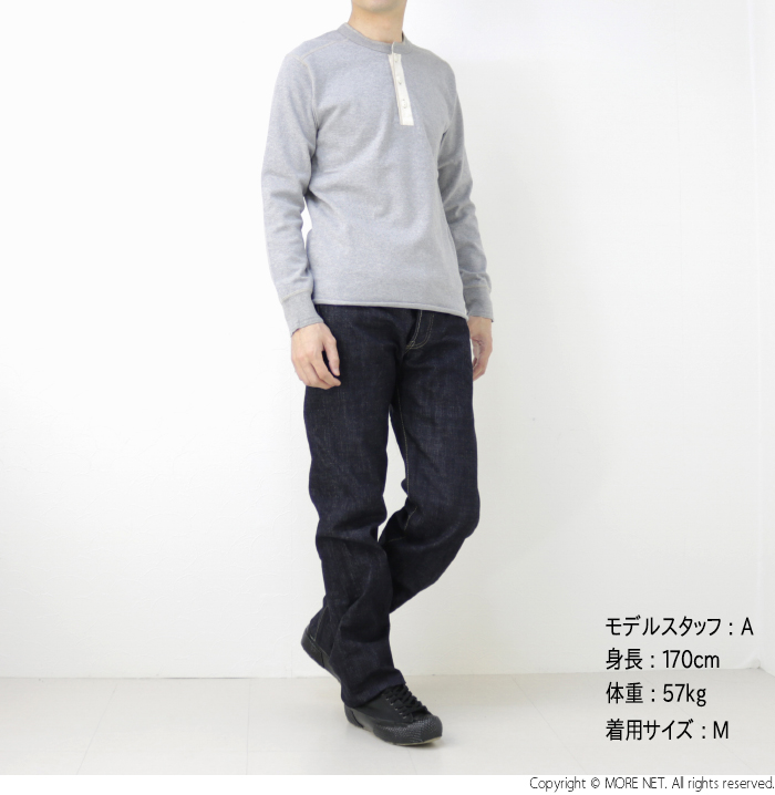 フェローズ PHERROW'S ヘンリーネックTシャツ PCT2 メンズ 日本製 長袖｜more-net2｜11