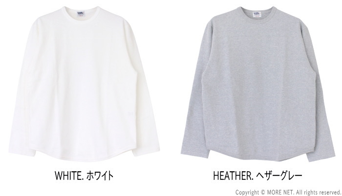 フェローズ PHERROW'S フットボール長袖Tシャツ PLFT1 メンズ 日本製 無地 2025秋冬 | Pherrow's | 03