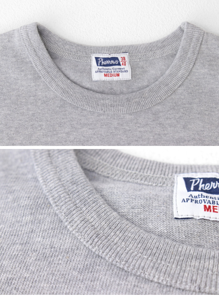 フェローズ PHERROW'S フットボール長袖Tシャツ PLFT1 メンズ 日本製 無地 2025秋冬 | Pherrow's | 04
