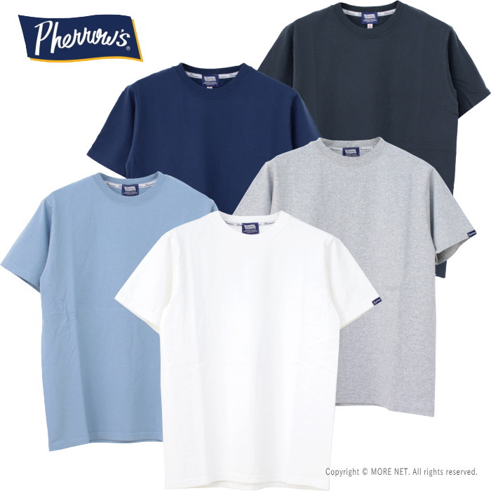 フェローズ　メンズTシャツMサイズ Pherrow's（フェローズ） 無地Tシャツ 26S-PT メンズ 半袖 2026春夏