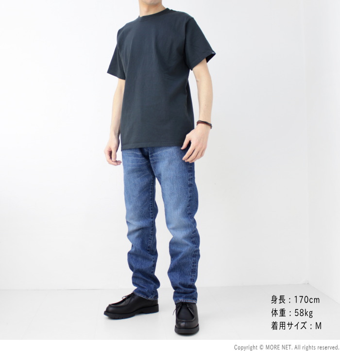 フェローズ　メンズTシャツMサイズ Pherrow's（フェローズ） ヘンリーネックTシャツ プレーン PCT2-S