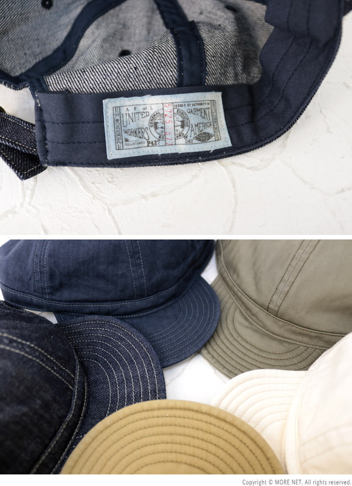フェローズ PHERROW'S ワークコットンキャップ PWCC1 メンズ 日本製 帽子 ミリタリー｜more-net2｜11