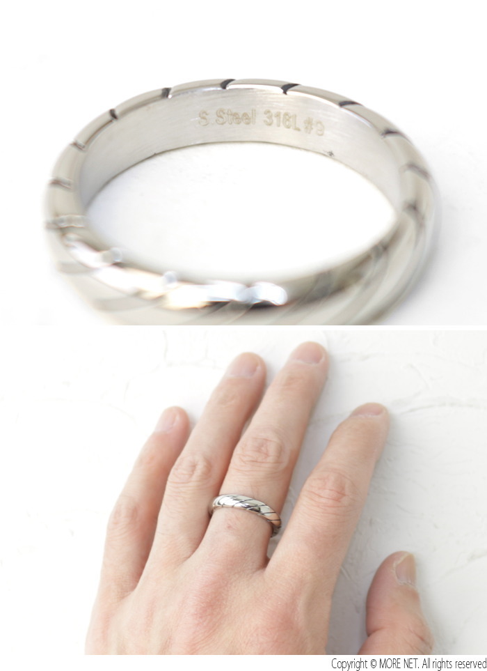 ハリス Harriss サージカルステンレスリング SA-RING8-231 メンズ レディース 指輪 アクセサリー シルバー | Harriss | 05