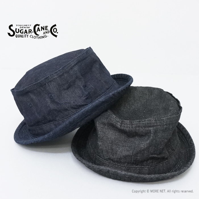 シュガーケーン SUGAR CANE 10オンスデニム ポークパイハット SC02466 メンズ レディース 日本製 帽子 2024春夏｜more-net2