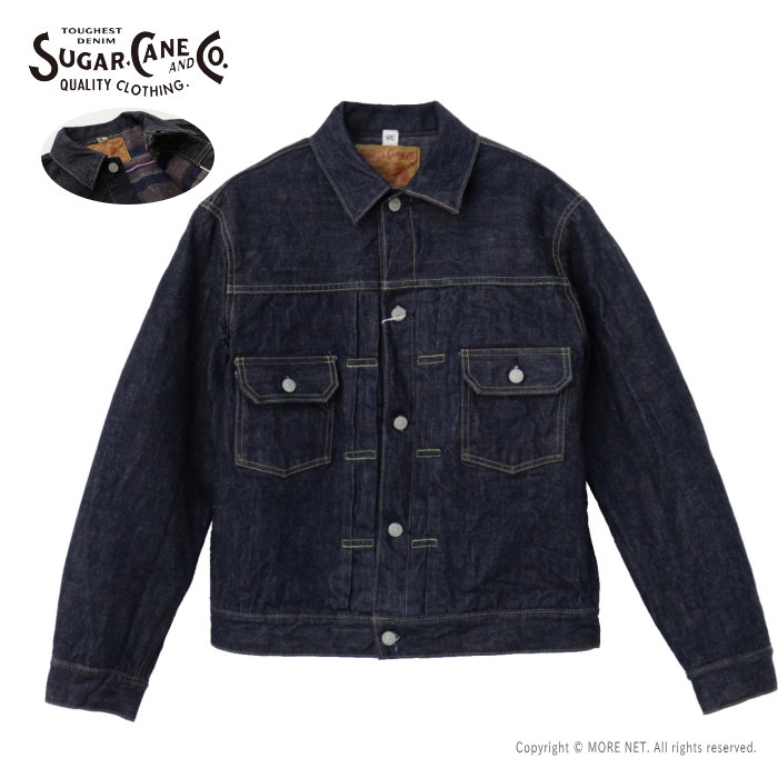 シュガーケーン SUGAR CANE ブランケットライナー付き デニムジャケット SC15210 メンズ 日本製 Gジャン : sc15210 :  モアネット casual select - 通販 - Yahoo!ショッピング