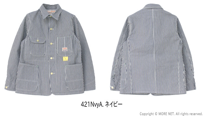 シュガーケーン SUGAR CANE 11オンス ヒッコリーストライプ ワークコート SC15656 メンズ 日本製 ジャケット 2025春夏 | SUGAR CANE | 02
