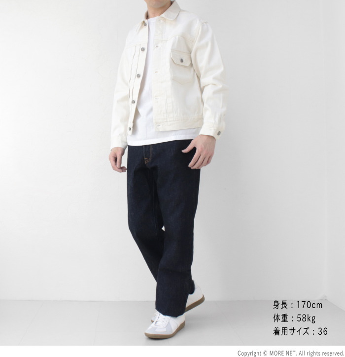 シュガーケーン SUGAR CANE 13ozホワイトデニムジャケット 1953年モデル SC15720 メンズ 日本製 Gジャン 2ndタイプ 2025春夏 | SUGAR CANE | 10