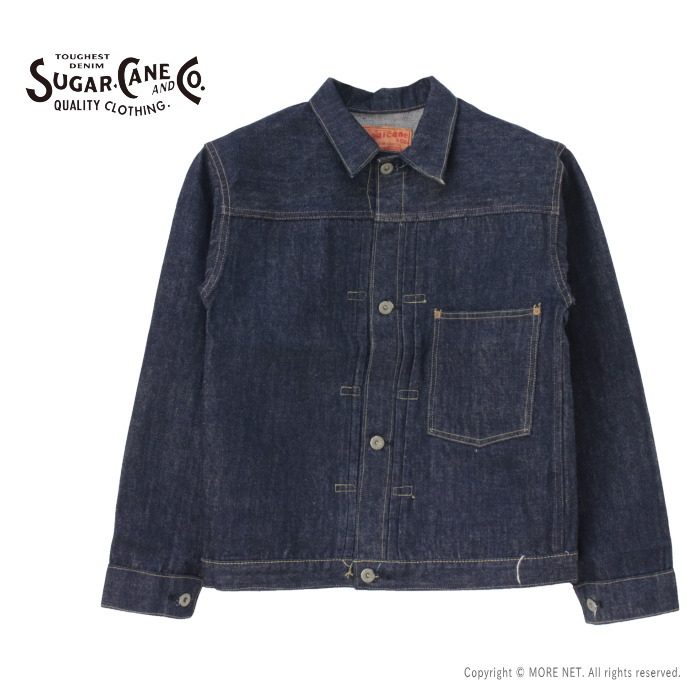 シュガーケーン SUGAR CANE スーパーデニム ブルーデニムブラウス S1945 SC19010 メンズ 日本製 大戦モデル ジャケット 2025春夏 | SUGAR CANE
