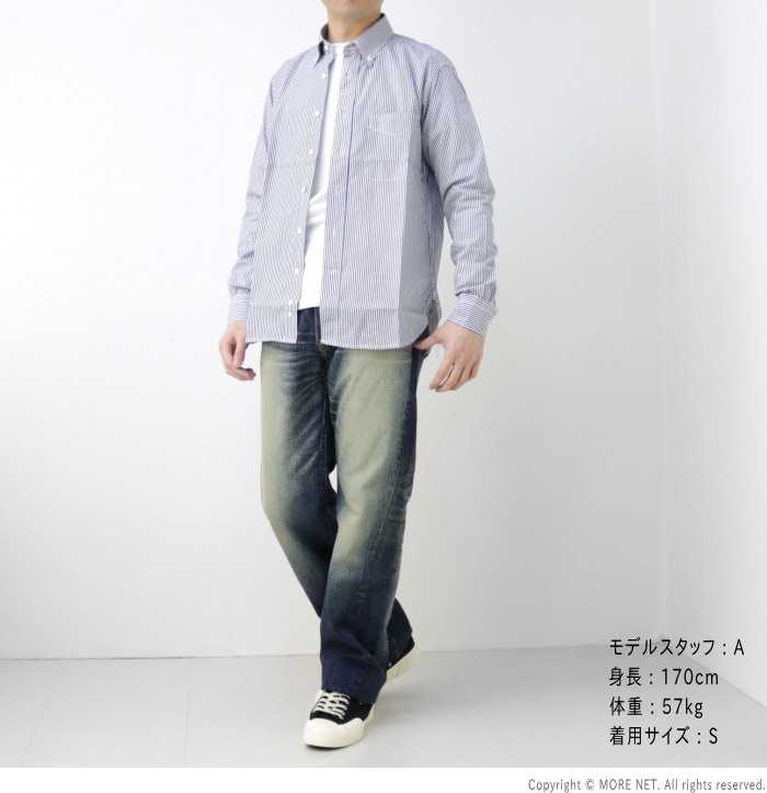 シュガーケーン SUGAR CANE ストライプボタンダウンシャツ SC29067 メンズ 日本製 長袖｜more-net2｜10