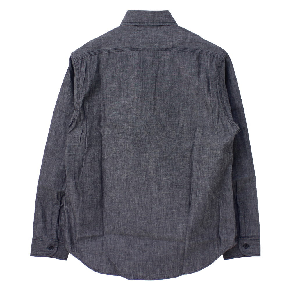 シュガーケーン SUGAR CANE ブラックシャンブレーワークシャツ SC29159 メンズ 日本製 長袖 2024春夏｜more-net2｜11