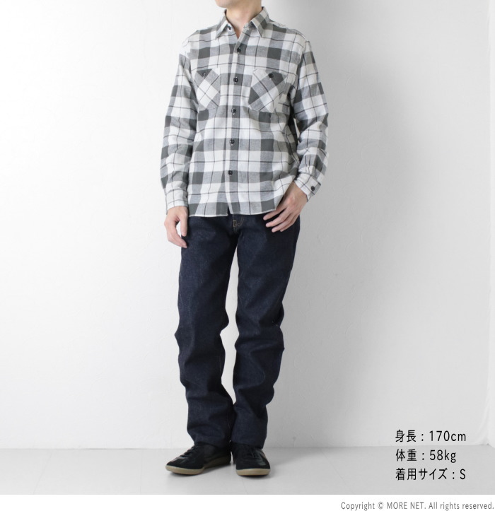 SUGAR CANE シュガーケーン ツイルチェックワークシャツ SC29558