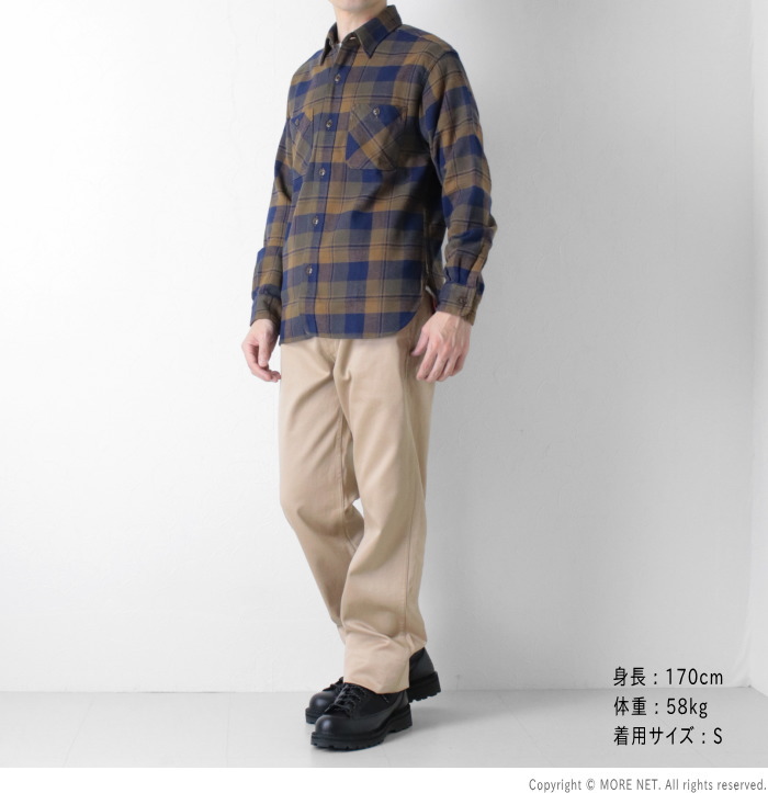 SUGAR CANE シュガーケーン ツイルチェックワークシャツ SC29558