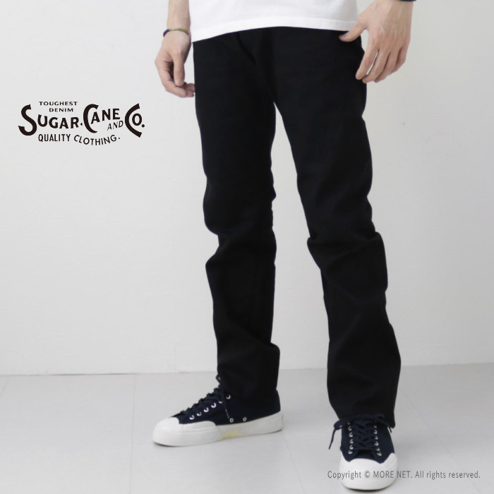 シュガーケーン SUGAR CANE 13ozブラックデニム スリムフィットジーンズ SC41470 メンズ 日本製 | SUGAR CANE | 03