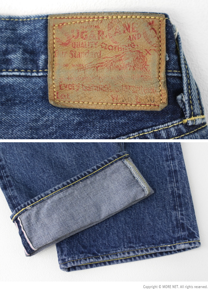 シュガーケーン SUGAR CANE 14.25oz レギュラーストレートジーンズ 1947 エイジングモデル SC41947SW30 メンズ 日本製 429.ネイビー | SUGAR CANE | 06