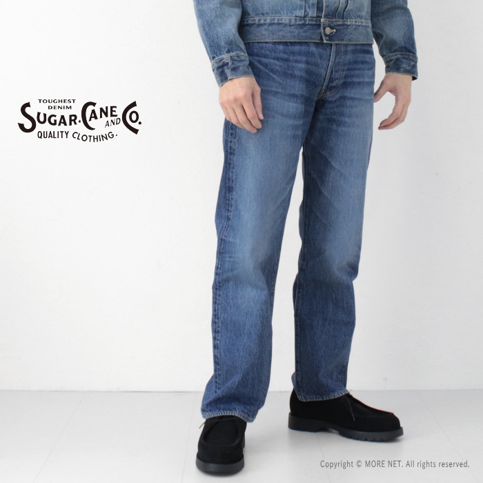シュガーケーン SUGAR CANE 14.25oz レギュラーストレートジーンズ 1947 エイジングモデル SC41947SW30 メンズ 日本製 429.ネイビー | SUGAR CANE | 03