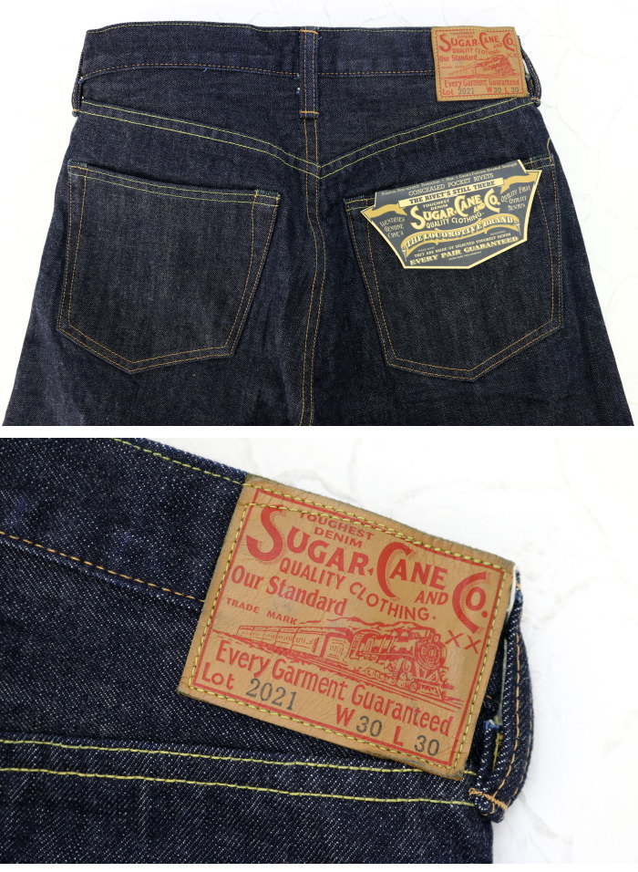 シュガーケーン SUGAR CANE スリムテーパードジーンズ SC42021A メンズ 日本製 | SUGAR CANE | 06