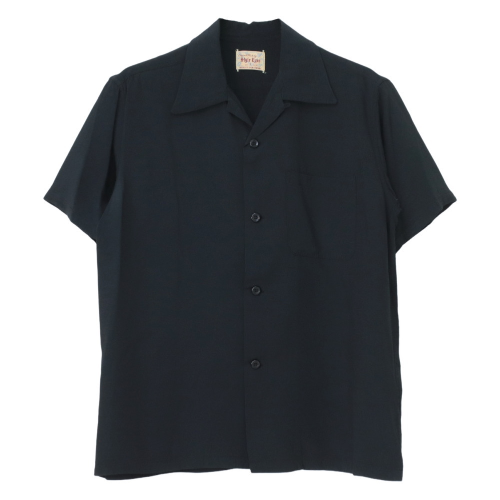スタイルアイズ STYLE EYES レーヨンプレーンボウリングシャツ SE39455 メンズ 日本製 無地 開襟 アロハ 2025春夏 | STYLE EYES | 11