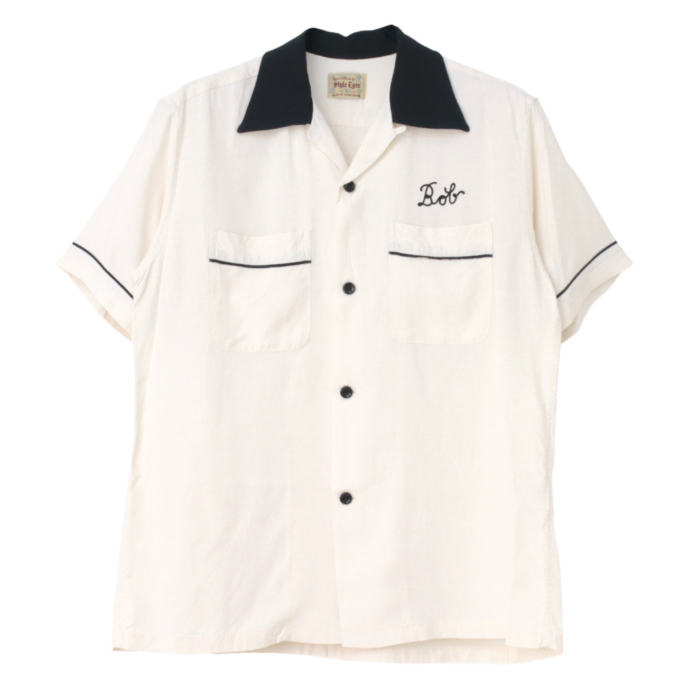 スタイルアイズ STYLE EYES レーヨンボウリングシャツ PIPING SE39456 日本製 半袖 ボーリング 2025春夏 | STYLE EYES | 08