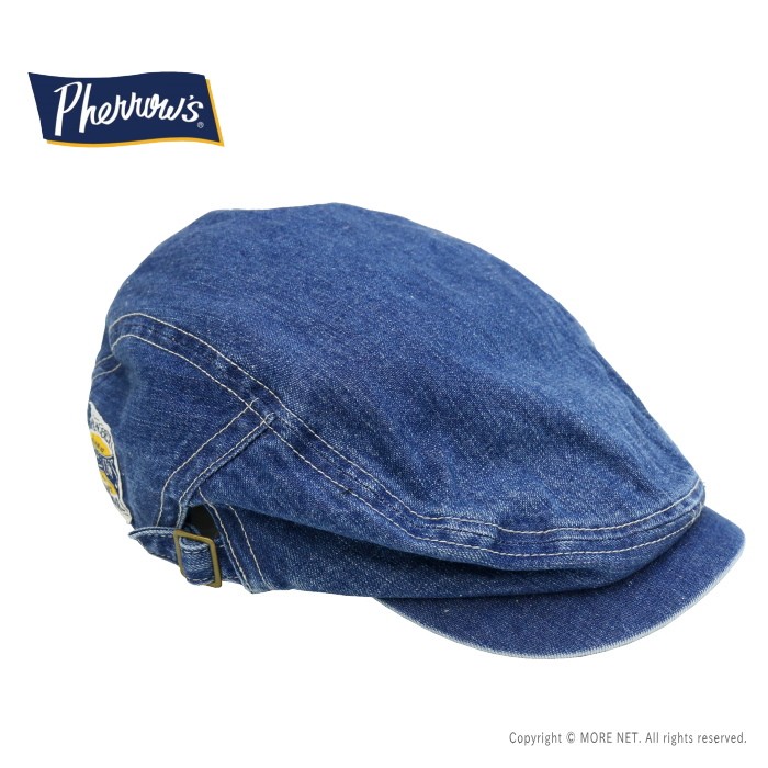 フェローズ PHERROW'S デニムハンチングキャップ SHC1 メンズ レディース 日本製 帽子｜モアネット casual select