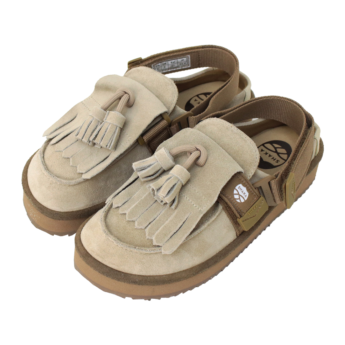 SHAKA（シャカ） キルトタッセルミュールサンダル MOC MULE TASSEL