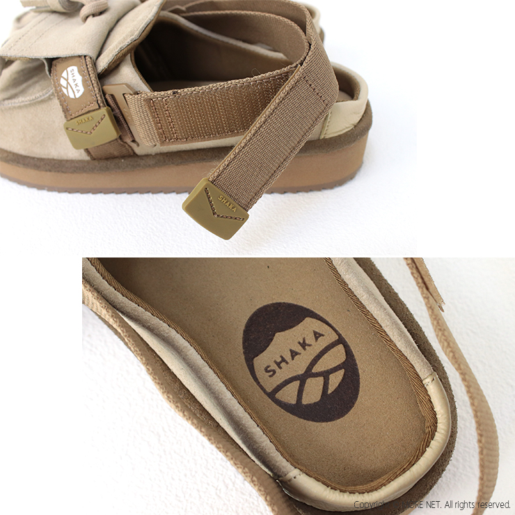 SHAKA（シャカ） キルトタッセルミュールサンダル MOC MULE TASSEL