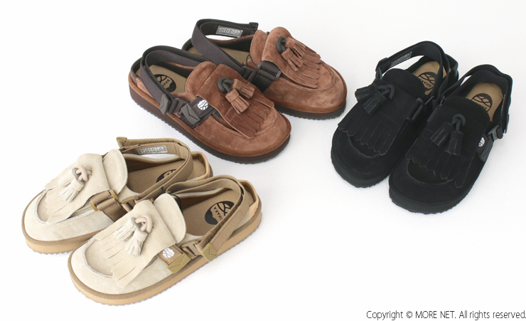 SHAKA（シャカ） キルトタッセルミュールサンダル MOC MULE TASSEL