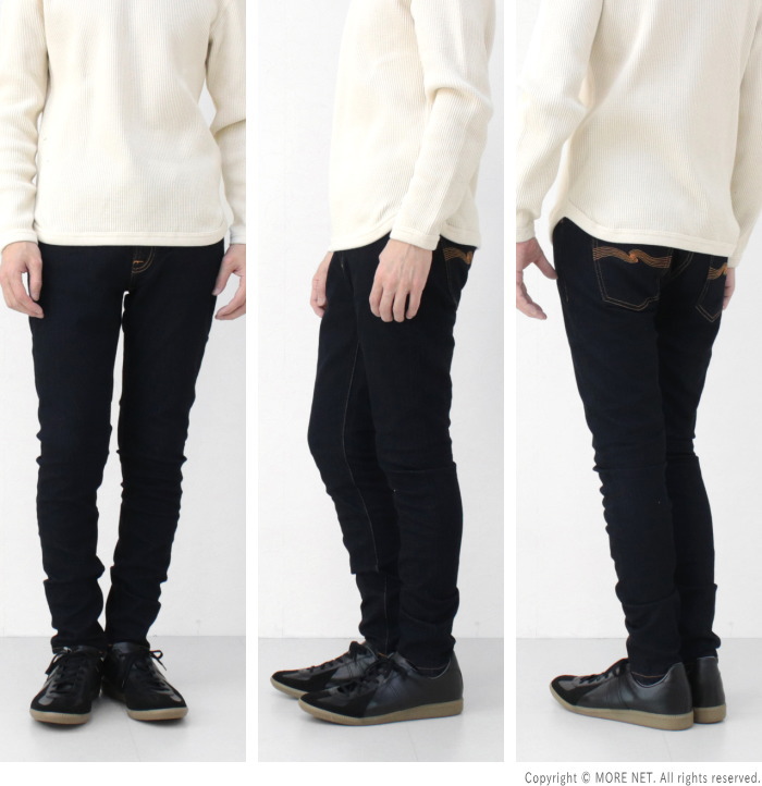 ヌーディージーンズ NUDIE JEANS タイトストレッチジーンズ Skinny Lin スキニーリン Dry Deep Orange メンズ | Nudie Jeans | 08