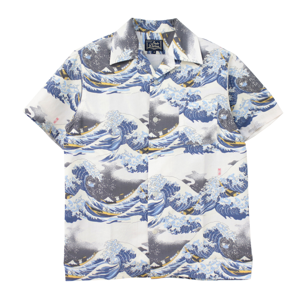 ステュディオ・ダルチザン STUDIO D'ARTISAN 45th 富岳三十六景アロハシャツ SP-092 メンズ 日本製 | STUDIO D'ARTISAN | 08