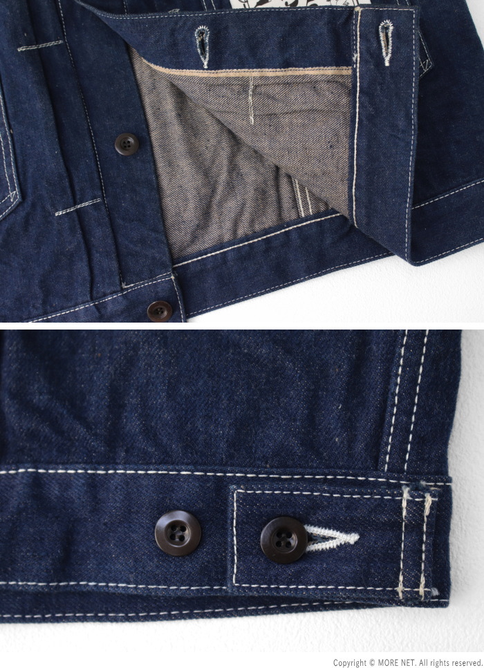 ステュディオ・ダルチザン STUDIO D'ARTISAN 45th アースデニムジャケット SP-114 メンズ 日本製 Gジャン 15oz | STUDIO D'ARTISAN | 06